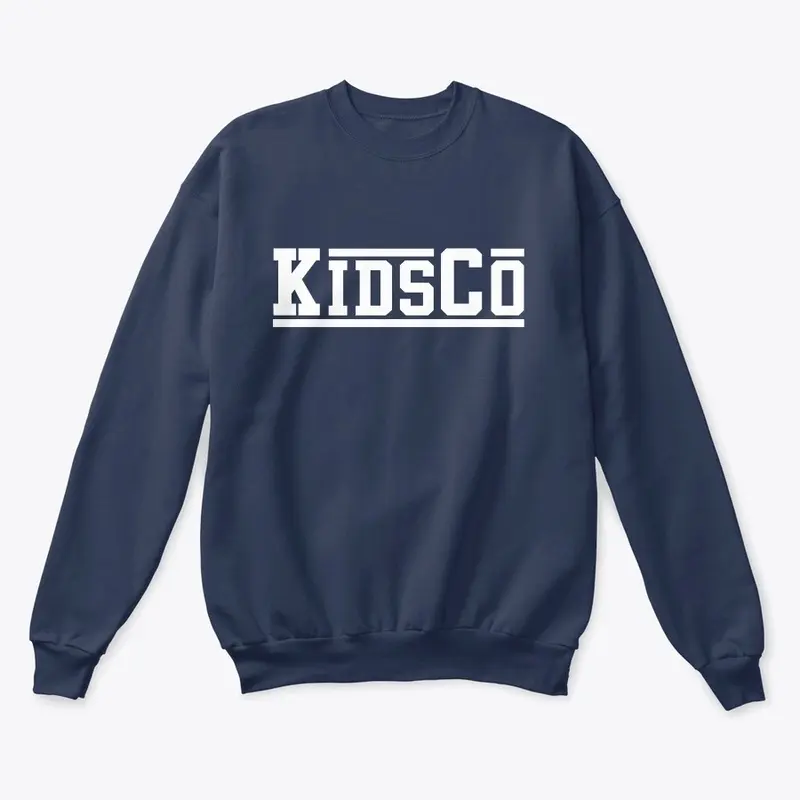 KidsCo White Alternate Logo