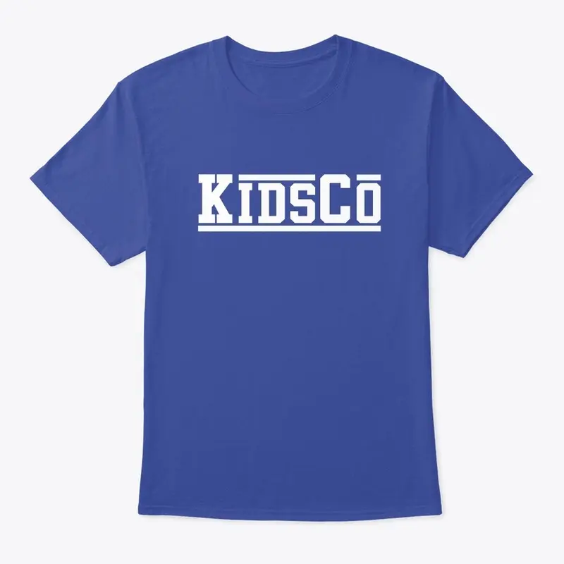 KidsCo White Alternate Logo